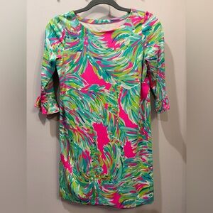 Lilly Pulitzer Pink and Green Dress